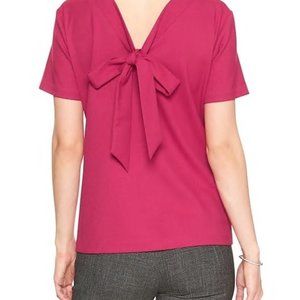 Banana Republic Bow Back Top S